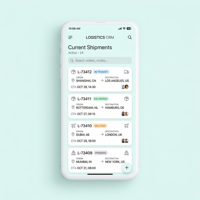 Logistics CRM System